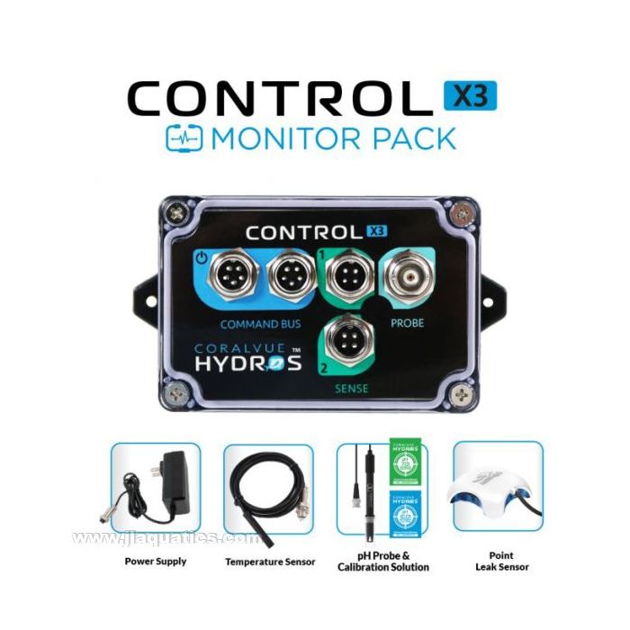 Hydros Control X3 Monitor Pack components for reef aquariums