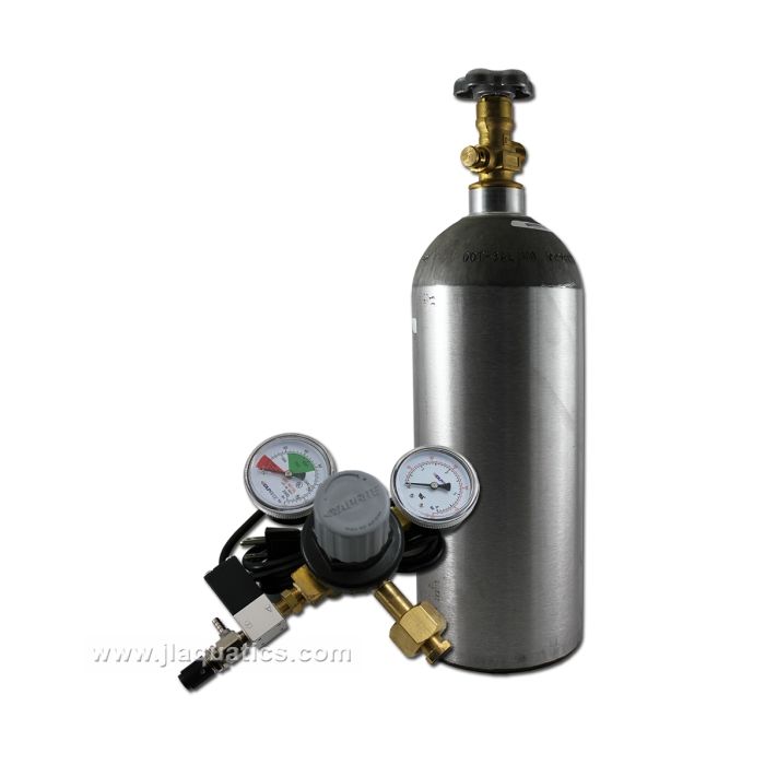 CO2 Cylinder/CO2 Regulator/Valve & Solenoid Package - 5lb