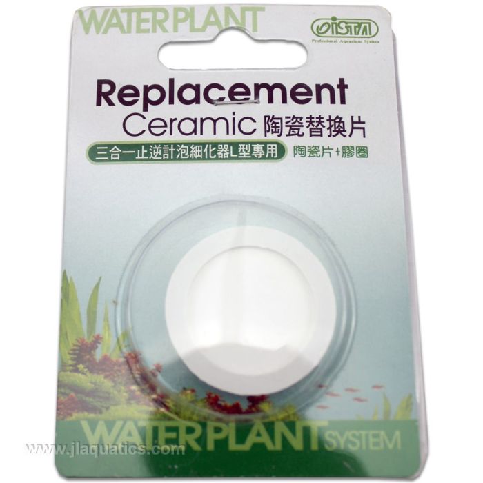 Ista replacement large ceramic diffuser for CO2 in planted aquariums front of package