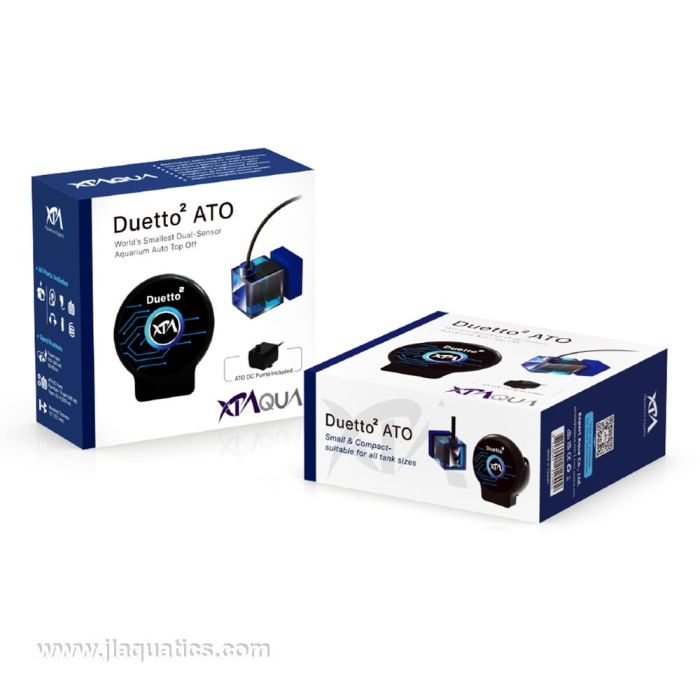 XP Aqua Duetto2 in retail packaging ready for sale to aquarium lovers!