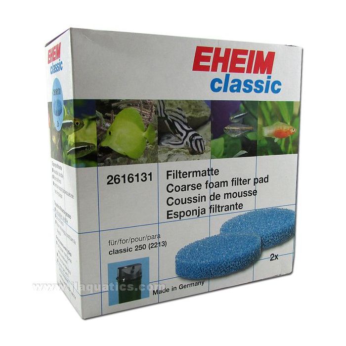 Eheim Classic 250 Canister Filter Coarse Filter Pads (2 Pack)