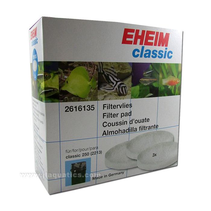 Buy Eheim Classic 250 Canister Filter Fine Filter Pads (3 Pack) at www.jlaquatics.com