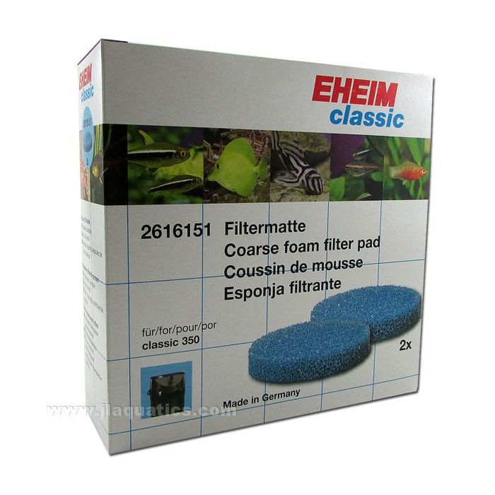 Eheim Classic 350 Canister Filter Coarse Filter Pads (2 Pack)