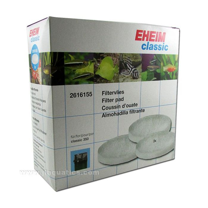 Eheim Classic 350 Canister Filter Fine Filter Pads (3 Pack)
