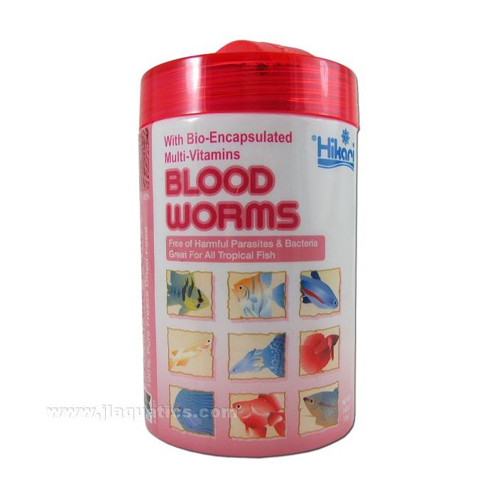 Buy Hikari Bio-Pure Freeze Dried Blood Worms - 0.42oz at www.jlaquatics.com