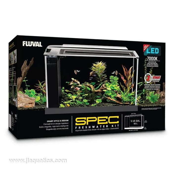 Fluval Spec Aquarium Kit - 5 Gallon Black