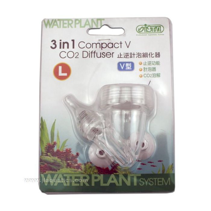 Ista 3 in 1 Compact V large CO2 diffuser for planted and freshwater aquariums 