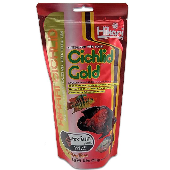 Hikari Cichlid Gold Medium Pellet - 250 Gram