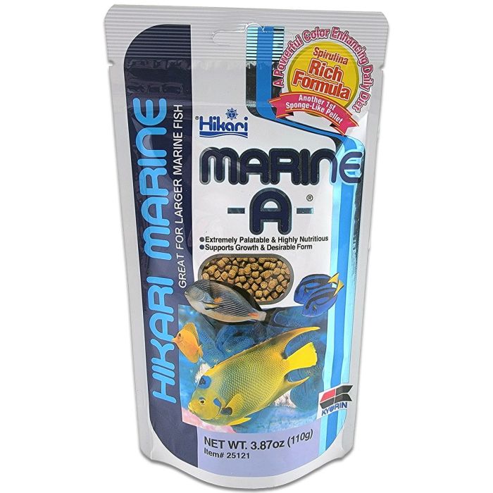 Hikari Marine A Pellet Fish Food - 110 Gram