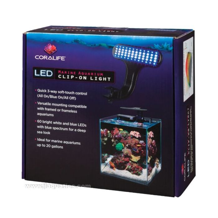 Buy Coralife LED Clip-On Light - Marine at www.jlaquatics.com