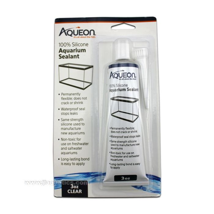 Aqueon Clear Aquarium Silicone - 3 oz  in retail packaging