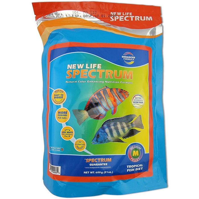 New Life Spectrum Tropical Fish Diet Medium - 600 Gram