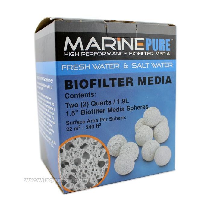 Buy MarinePure Bio Filter Media Spheres - 2 Quart at www.jlaquatics.com