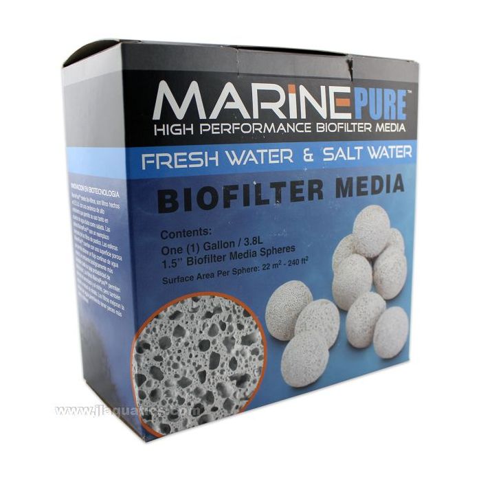 Buy MarinePure Bio Filter Media Spheres - 1 Gallon at www.jlaquatics.com