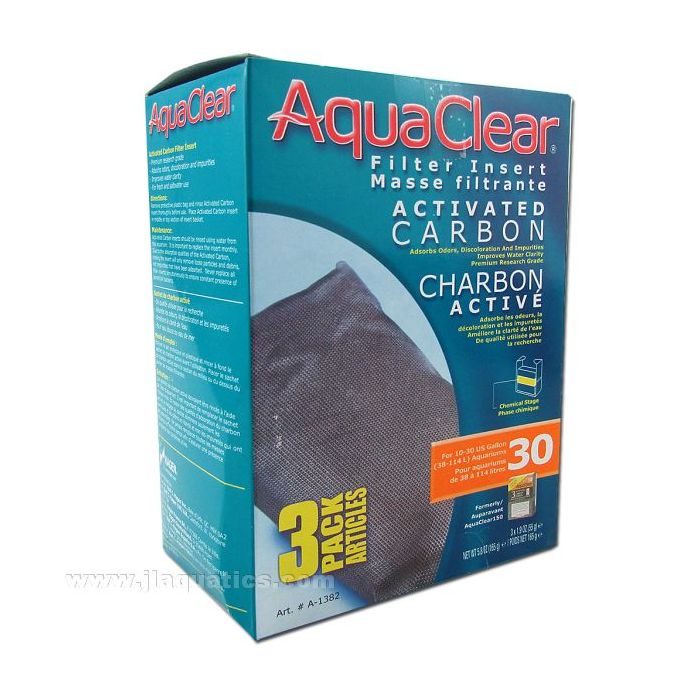 Hagen Aquaclear 30/150 Carbon Replacement - 3 Pack