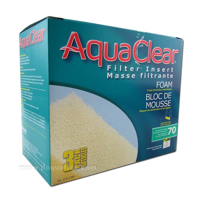 Hagen Aquaclear 70/300 Foam Replacement - 3 Pack