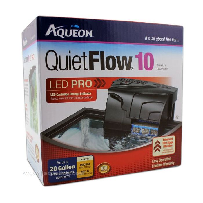 Aqueon Quiet Flow LED Pro Power Filter - Model 10