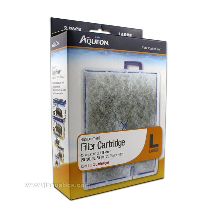 Aqueon Quiet Flow Large Filter Cartridge - 3 Pack