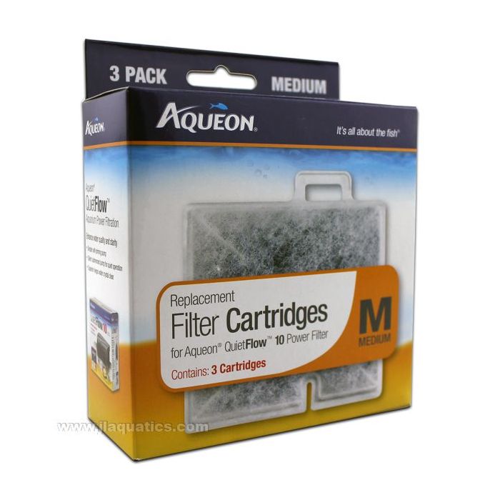 Buy Aqueon Quiet Flow Medium Filter Cartridge - 3 Pack at www.jlaquatics.com