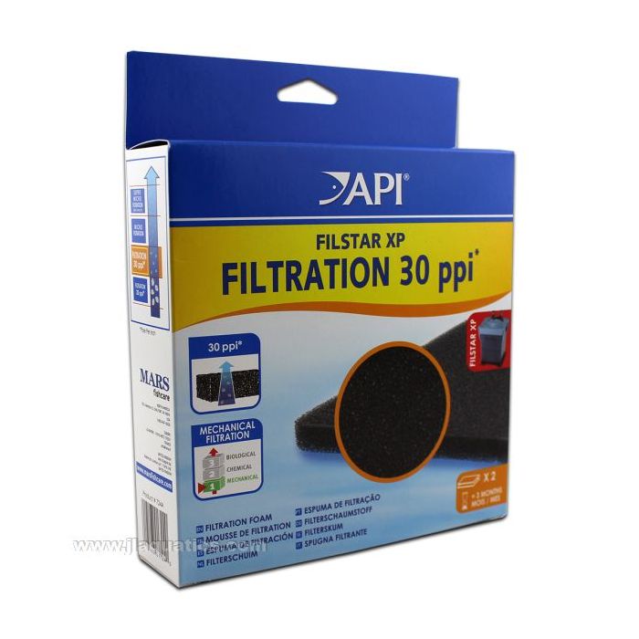 Buy API Filstar Foam 30 Pad - 2 Pack at www.jlaquatics.com