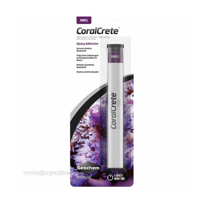 Buy Seachem CoralCrete - 4oz Purple at www.jlaquatics.com