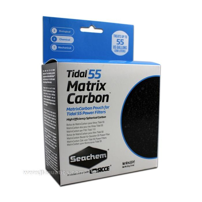Buy Seachem Tidal Filter 55 Carbon Pouch at www.jlaquatics.com