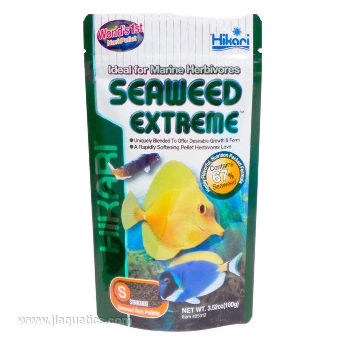 Hikari Seaweed Extreme Small Pellet Fish Food - 100 Gram