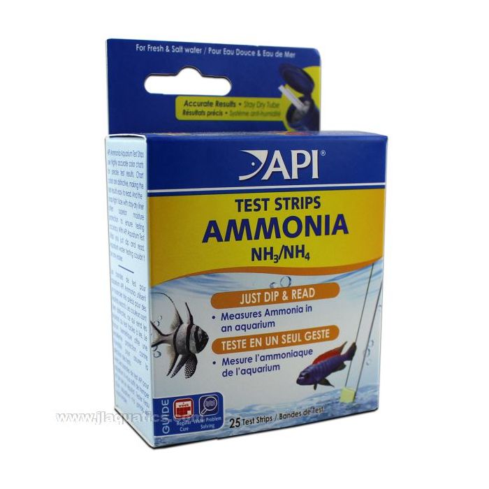 Buy API Ammonia Test Strips at www.jlaquatics.com