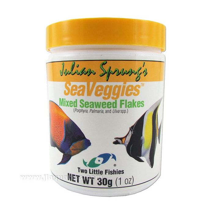 Buy Two Little Fishies  SeaVeggies - Mixed Flakes - 30 Gram at www.jlaquatics.com