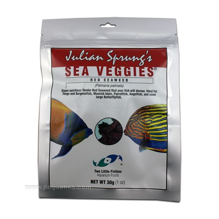 Buy Two Little Fishies  SeaVeggies - Red Seaweed - 30 Gram at www.jlaquatics.com