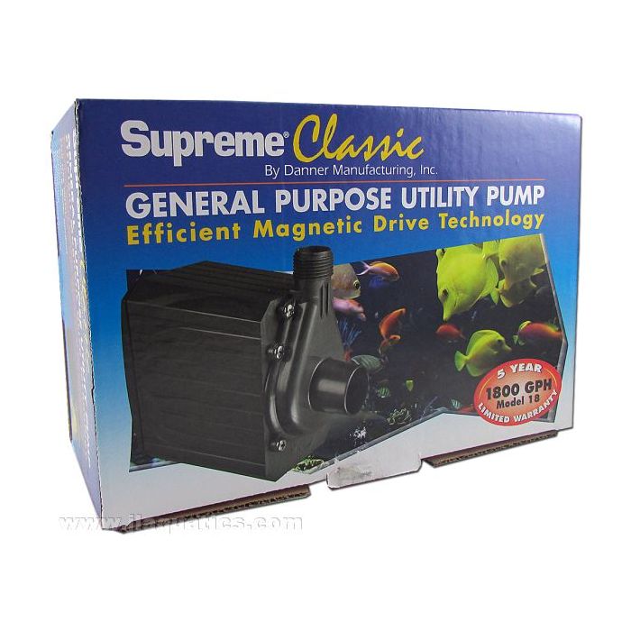 Buy Danner Mag-Drive 1800 Supreme Water Pump at www.jlaquatics.com