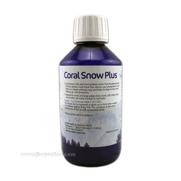 Buy ZEOVit Coral Snow Plus - 250ml at www.jlaquatics.com