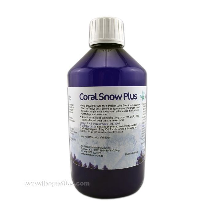 Buy ZEOVit Coral Snow Plus - 500ml at www.jlaquatics.com