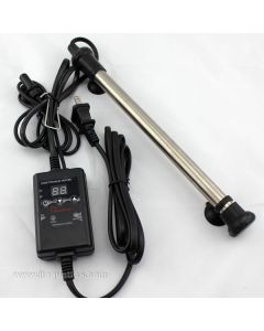 Aquatop 200W Titanium Heater - THC200 view of all contents and components