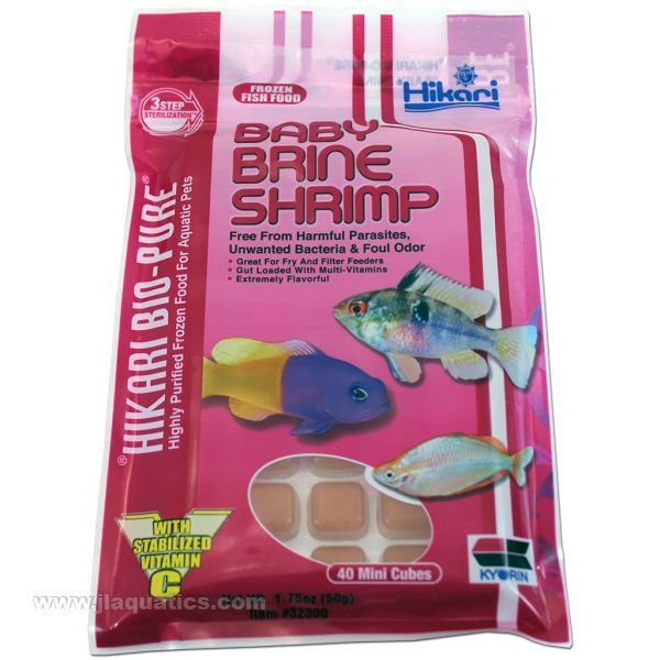 Hikari Frozen Baby Brine Shrimp Cube - 1.75oz